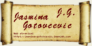 Jasmina Gotovčević vizit kartica